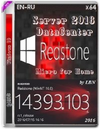 Windows Server 2016 DataCenter 14393.103 x64 EN-RU MICRO Windows Server 2016 DataCenter 14393.103 x64 EN-RU MICRO