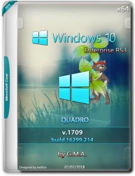Windows 10 Enterprise RS3 G.M.A. QUADRO (x64) Windows 10 Enterprise RS3 G.M.A. QUADRO (x64)
